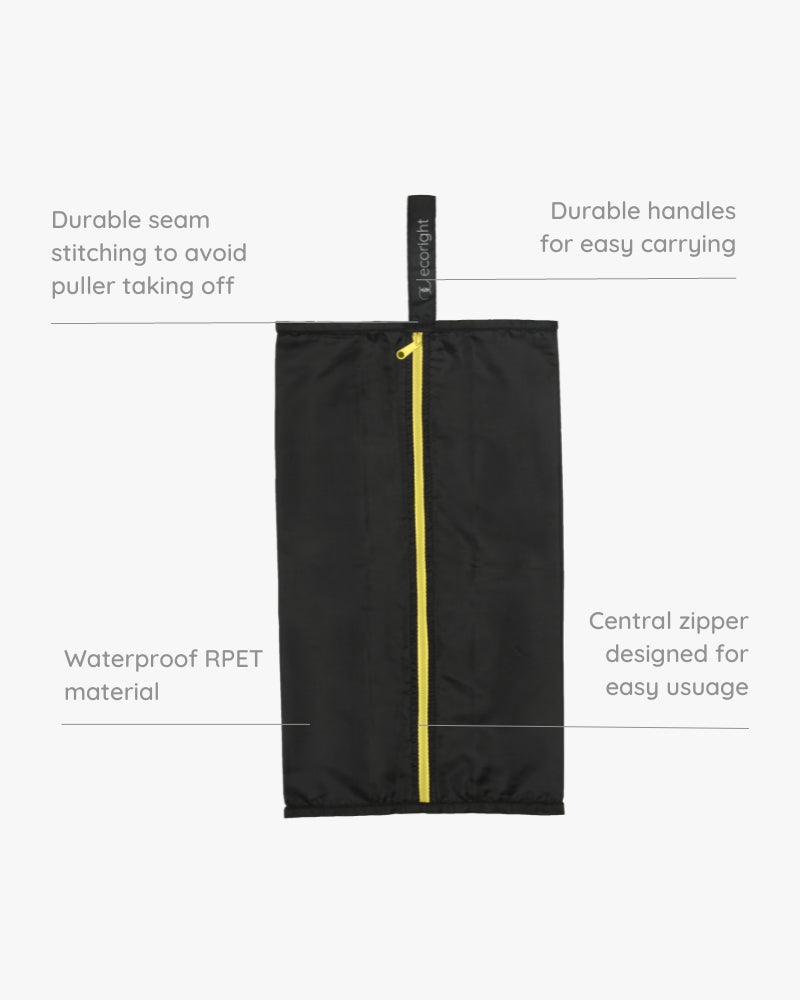 Shoe Bags (set of 4): Eco-Friendly and Sustainable Shoe Bags by ecoright, shoe bags for sneakers and kicks, shoe bags storage, pack of 2 black shoe bags, shoe cover, travel shoe bag, footwear