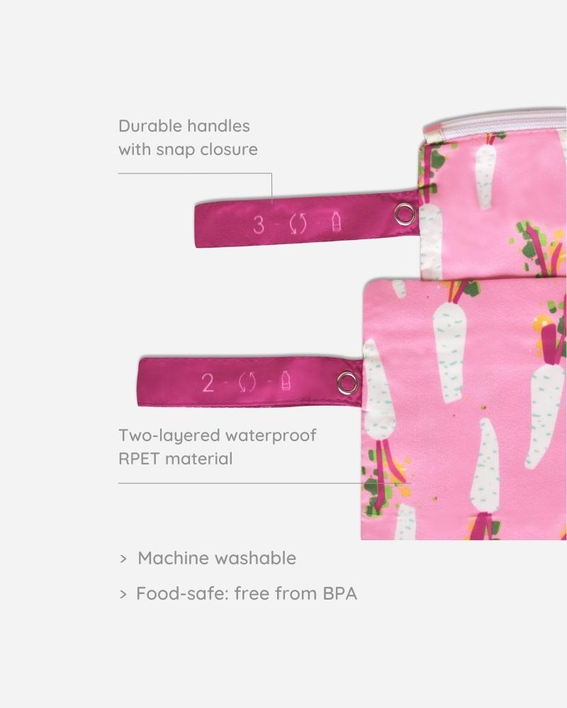 Snack Pouches - Looking Rad: Eco-Friendly and Sustainable Snack Pouches by ecoright, pouch gift, leakproof, toiletry bag, waterproof, aesthetic pencil pouch