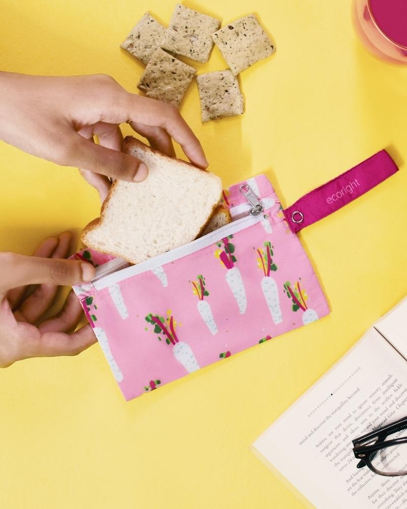 Snack Pouches - Looking Rad: Eco-Friendly and Sustainable Snack Pouches by ecoright, pouch bag, pouch cute, pouch zip lock, travelling pouch, Ziplock pouch
