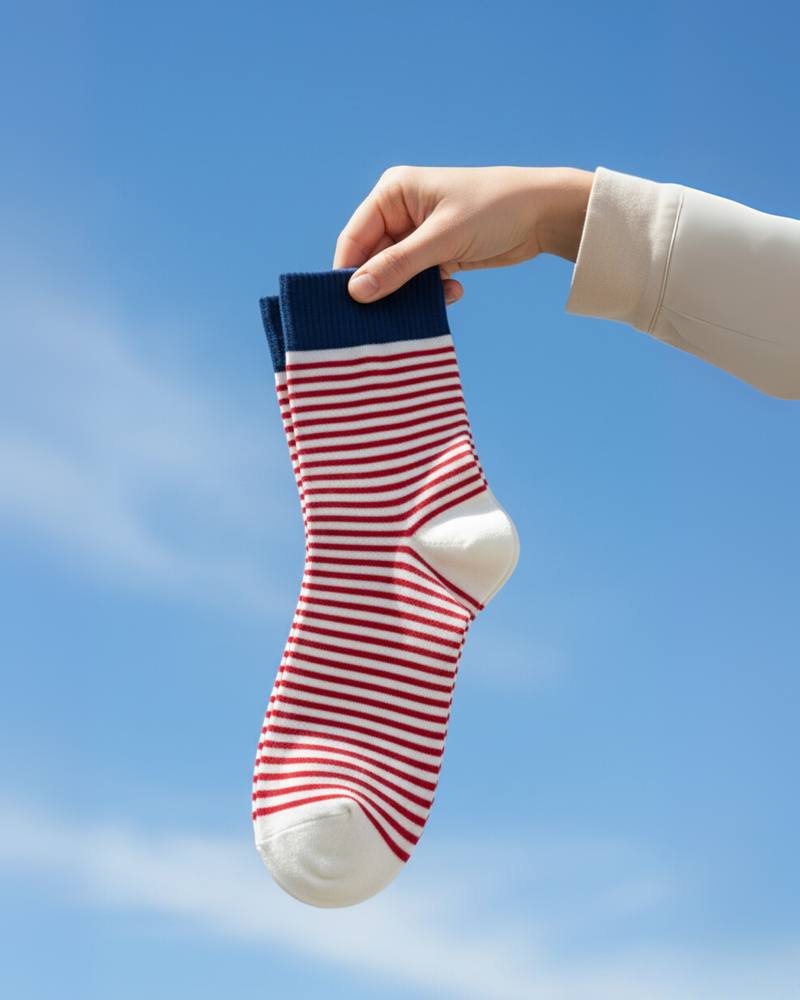 Candy Cane ( Pack of 3 ) Crew Socks