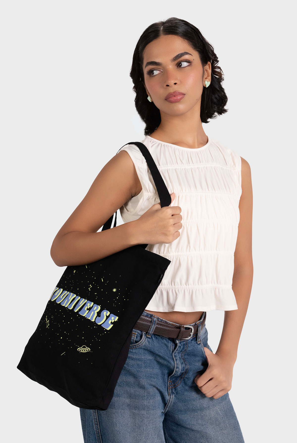 Youniverse Zipper Tote Bag