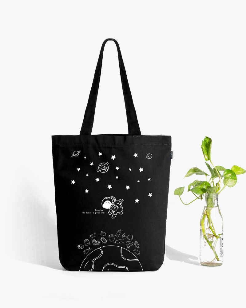 Tote bag handbag, Shopping bags, College bag woman, Totebag, Black tote bag, Bestseller,  Bulk purchase, Corporate gifting, Wholesale gifting, Pack of 6, Ecoright