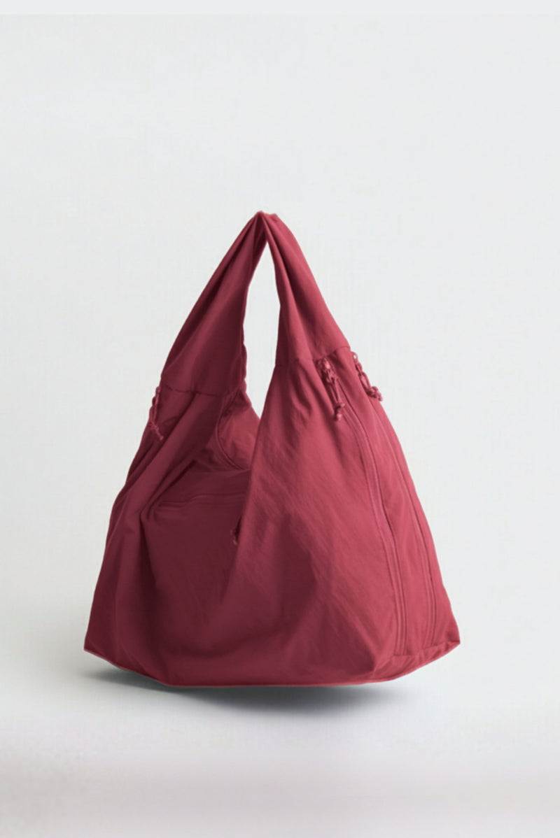 THE CINCO MULTI-POCKET TOTE BAG (RED)