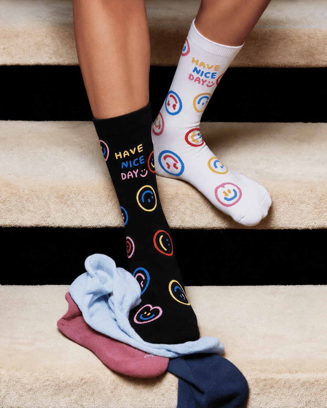 Yin Yang ( Pack of 2 ) Crew Socks