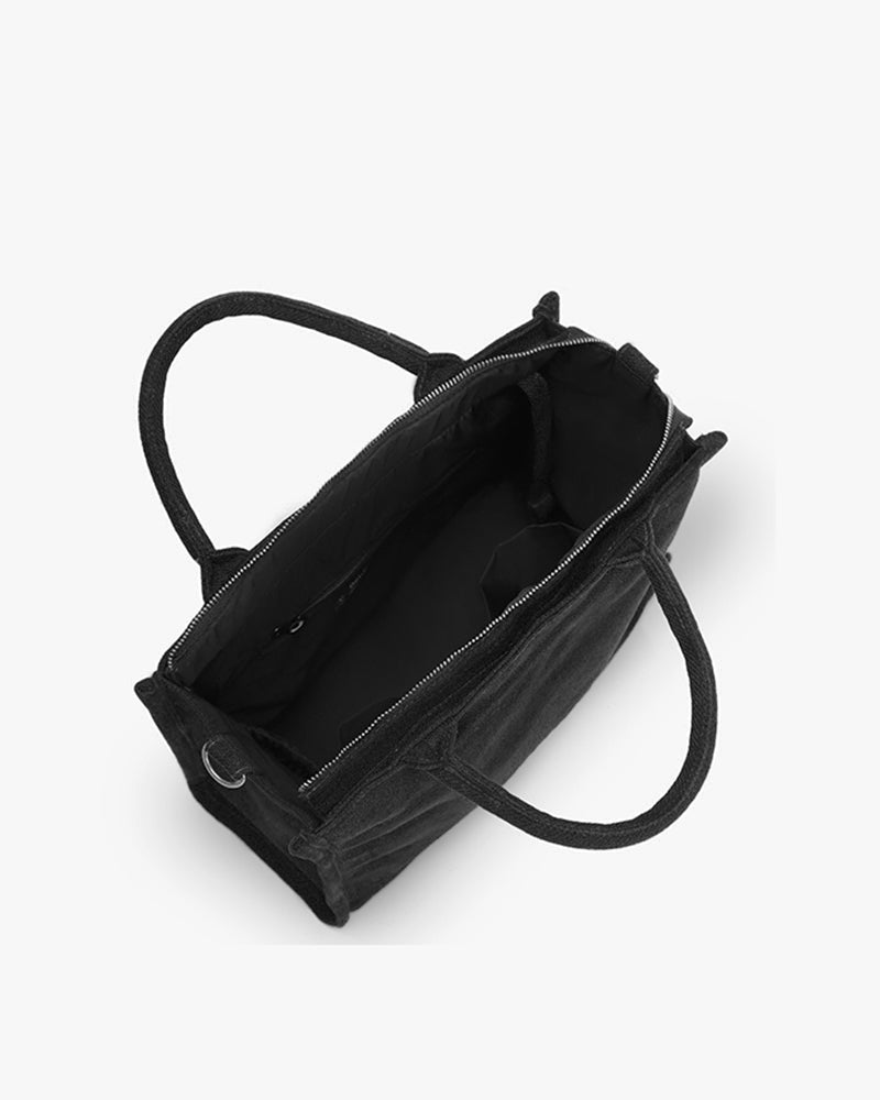 Buy Black Satchel Handbag for Women - Wabi Sabi – Ecoright