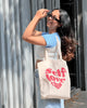 Self Love Zipper Tote Bag