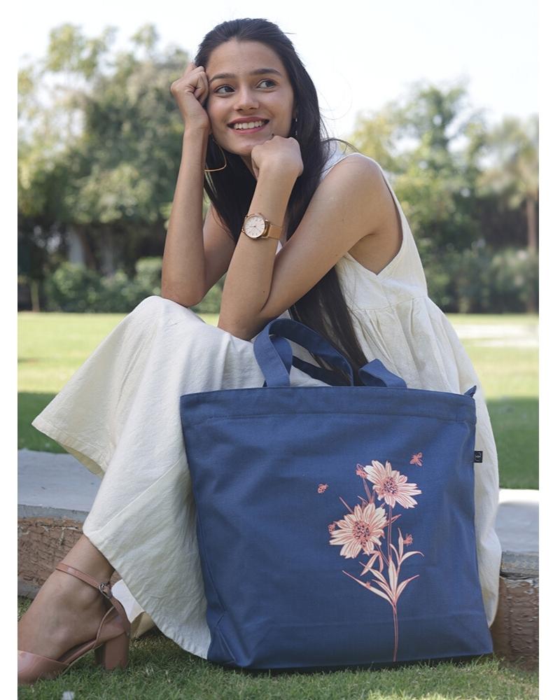 Large Zipper Tote Bags (Pack of 5) - Ecoright