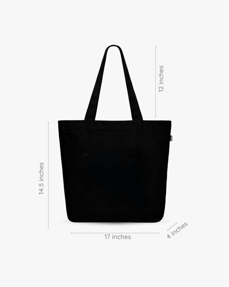 Happy Flowers (Black) - Ecoright