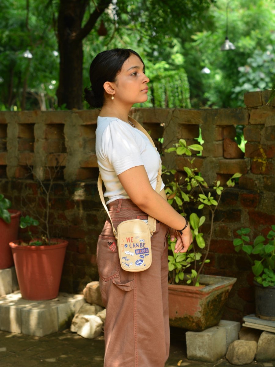heroes phone bag compact crossbody sling