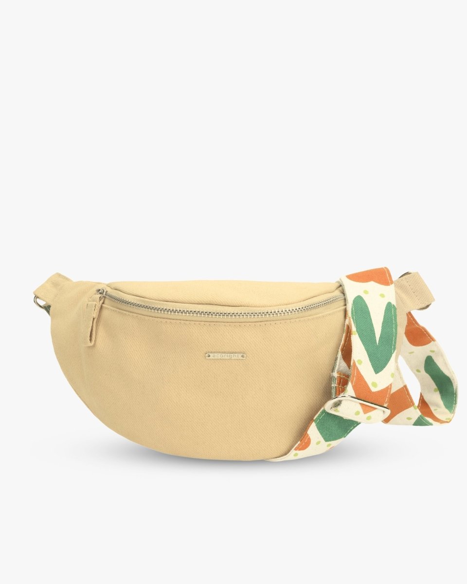 Jungle print organic cotton waist bag