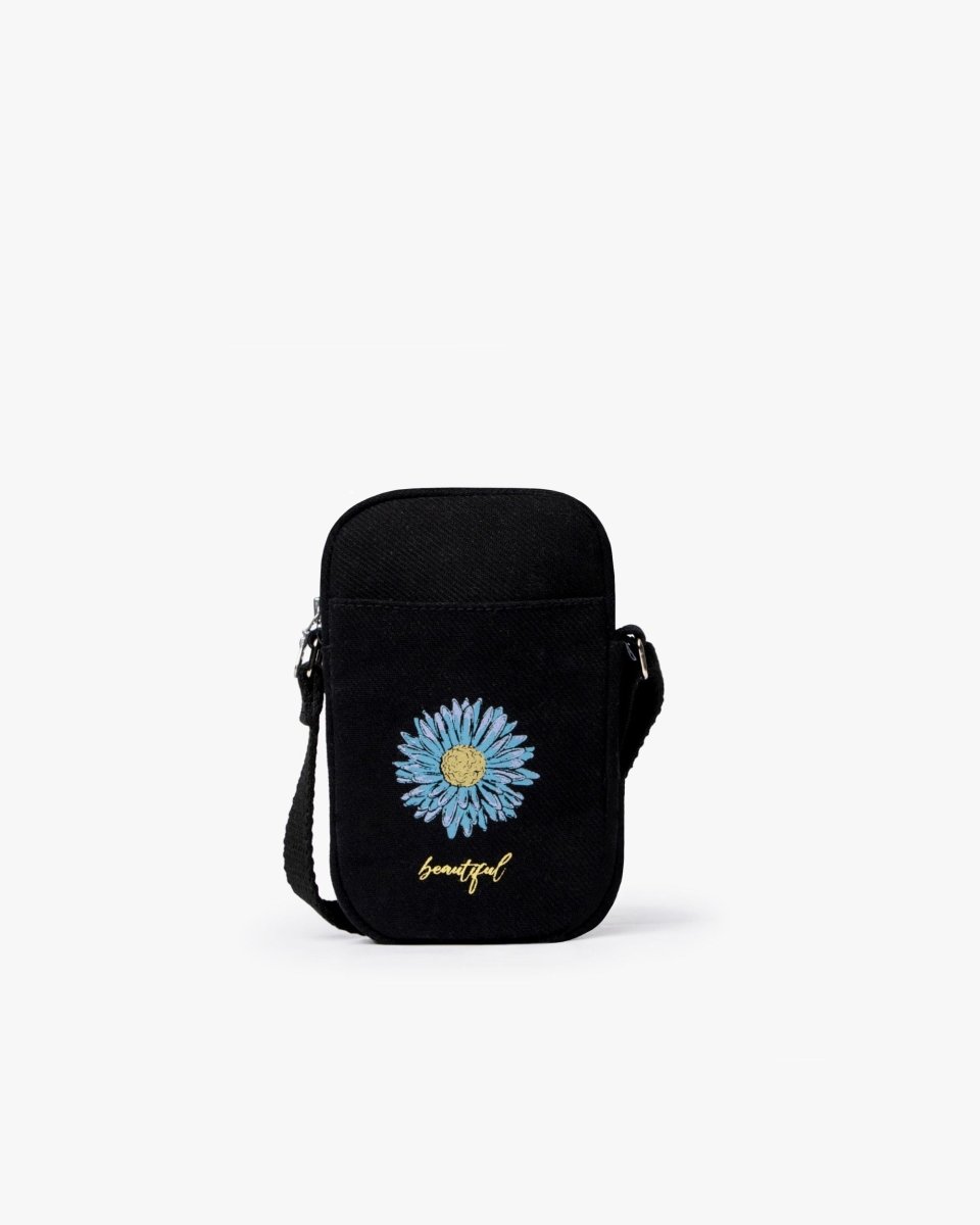 flora floral print phone bag crossbody sling