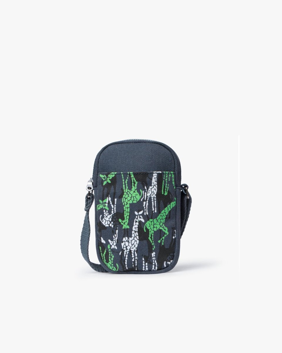 neon giraffes phone bag printed crossbody sling