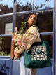 Perfectly Peachy Large Zipper Tote Bag