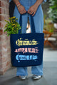 Good Vibes Large Zipper Tote Bag