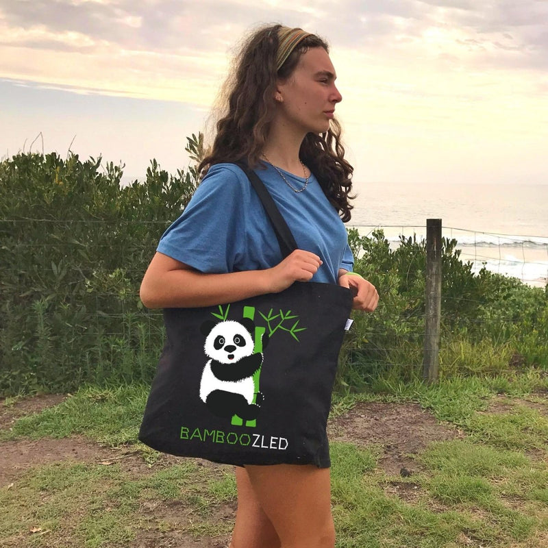 Large Zipper Tote Bags (Pack of 5) - Ecoright