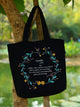 Cynefin Large Zipper Tote Bag