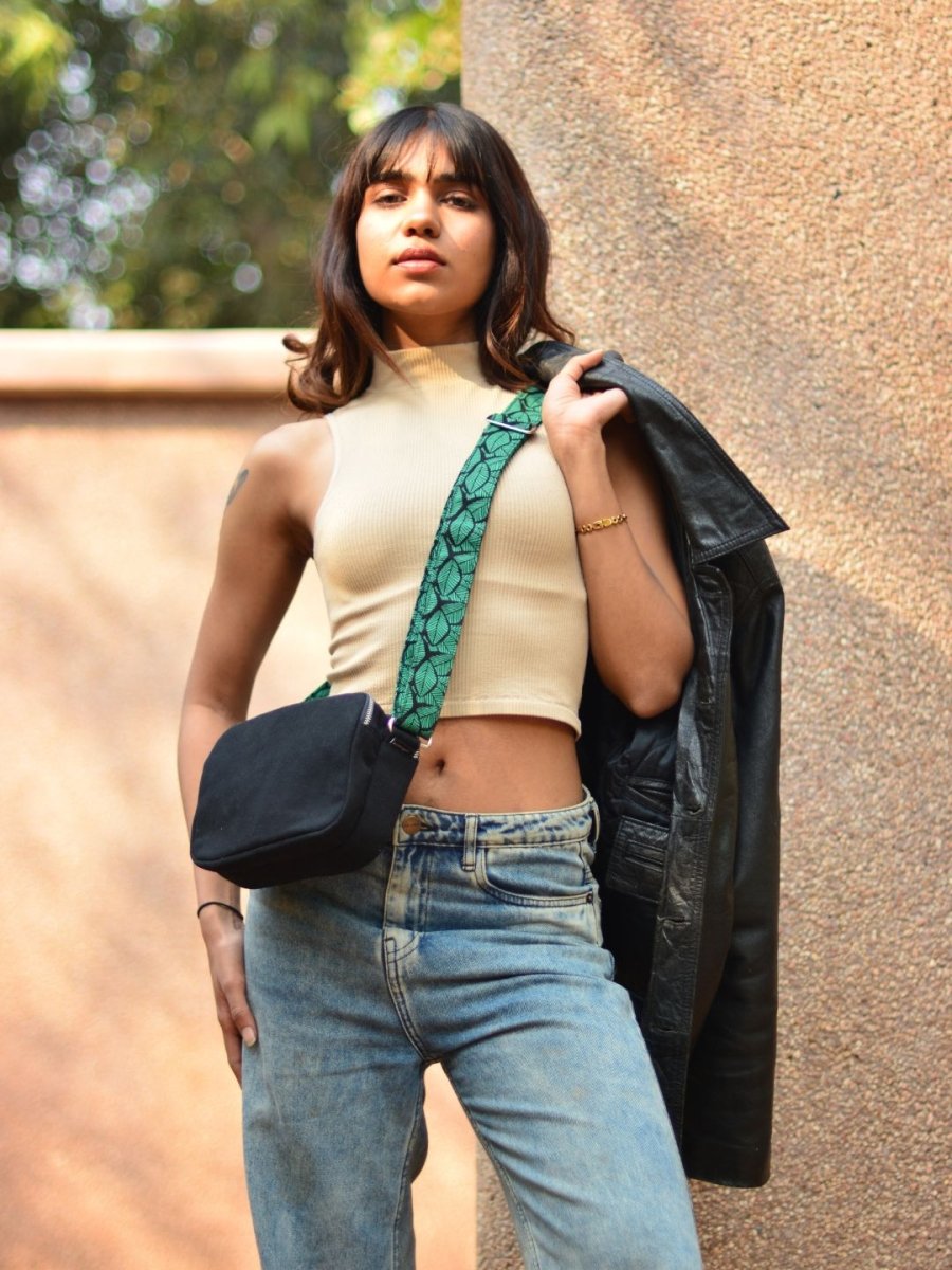 ivy dreams box sling minimal crossbody bag