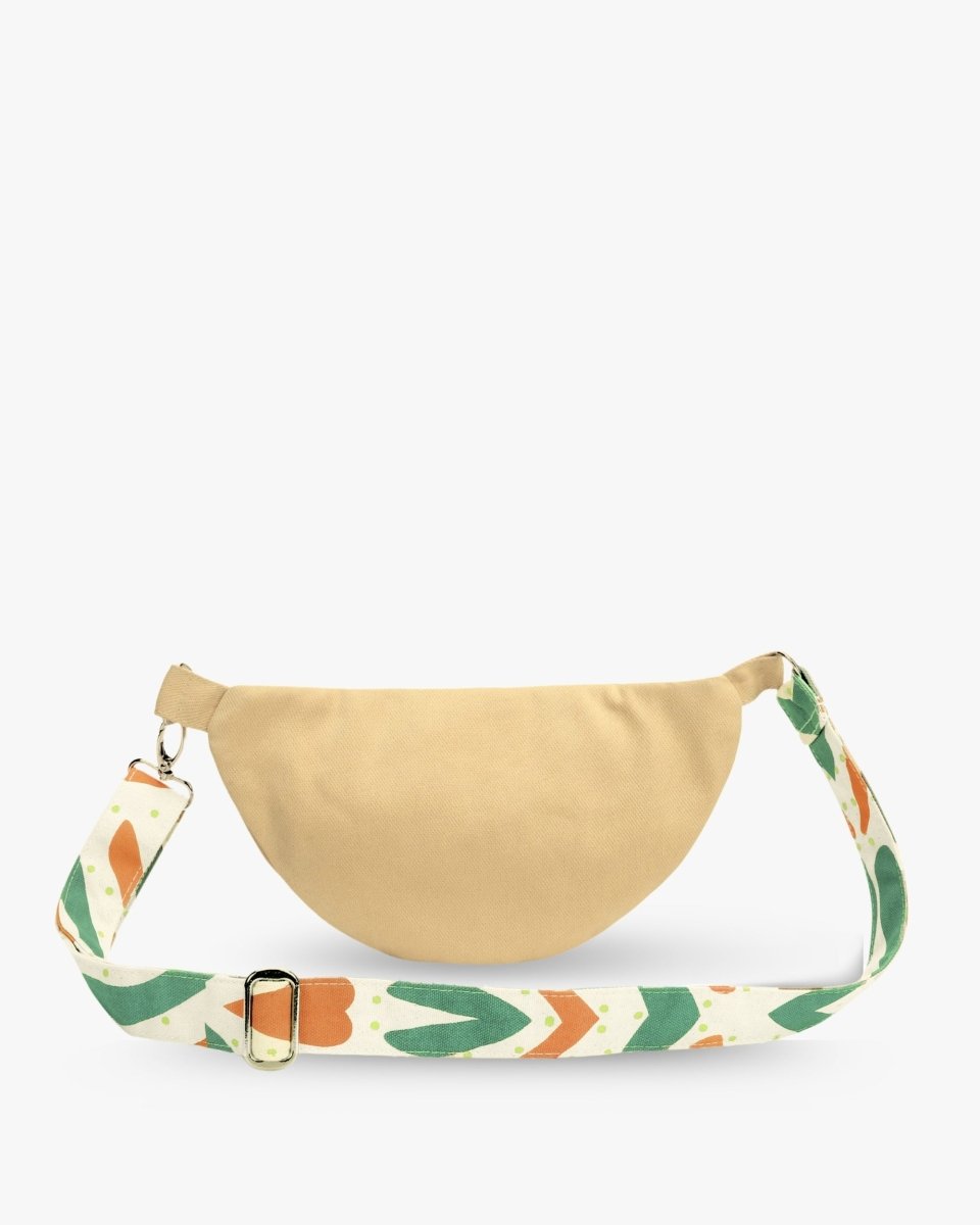 Jungle print organic cotton waist bag