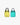 Aqua and Yellow - Ecoright