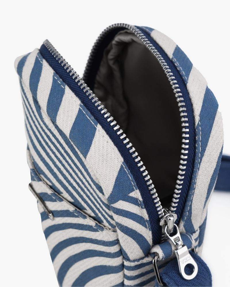 striped marlin ocean print phone bag crossbody sling