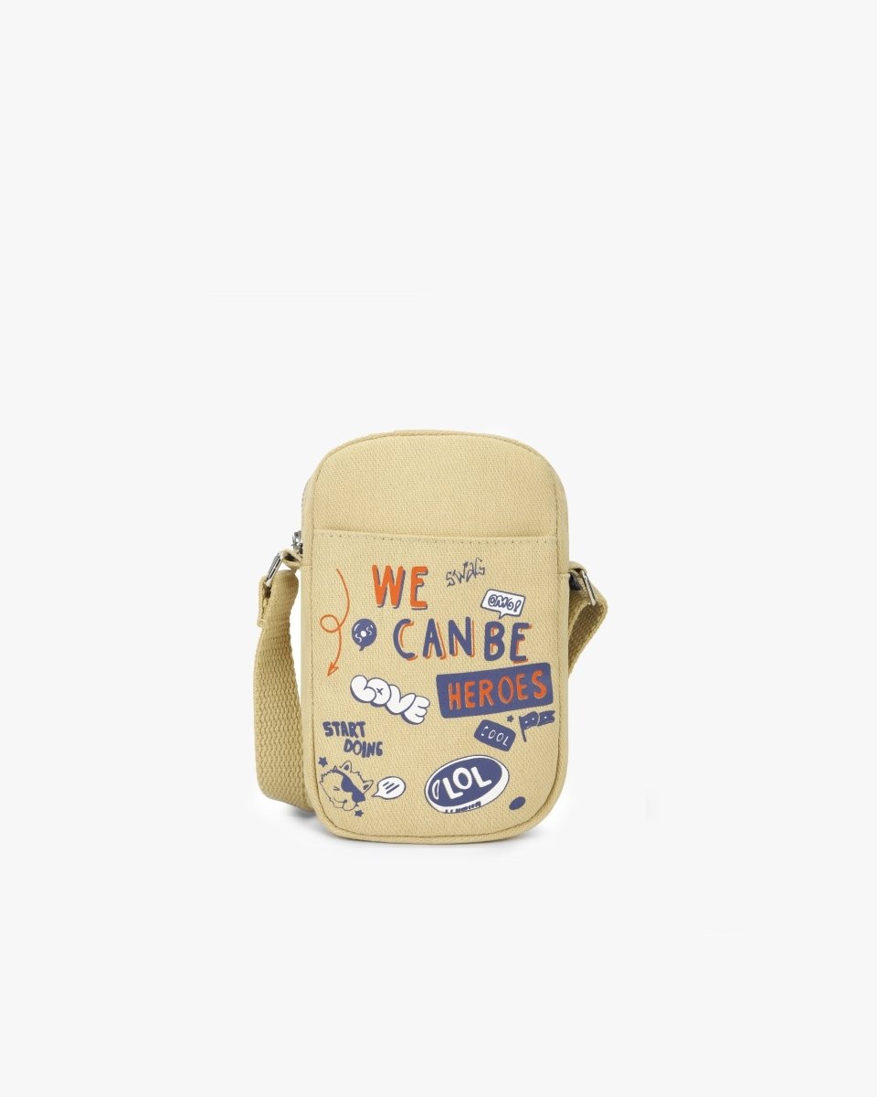heroes phone bag compact crossbody sling