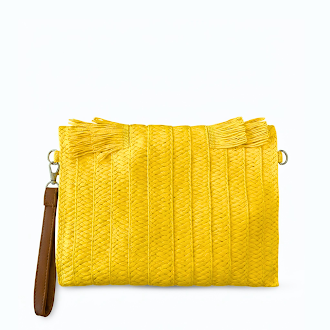 Sunkiss Fringed Clutch