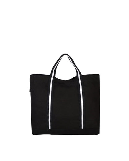 Black Canvas Crossbody Tote Bag: Eco-Friendly and Sustainable Crossbody Tote bags by ecoright
