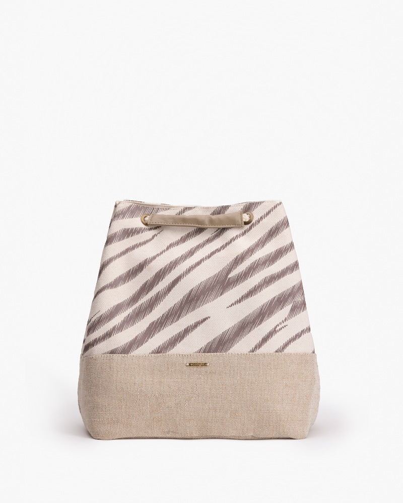 Convertible Backpack - Zebra Stripes: Eco-Friendly and Sustainable Convertible Tote Bags by ecoright