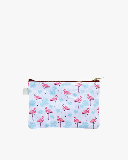 Cosmetic Pouch - Flamingos: Eco-Friendly and Sustainable Clearance by ecoright