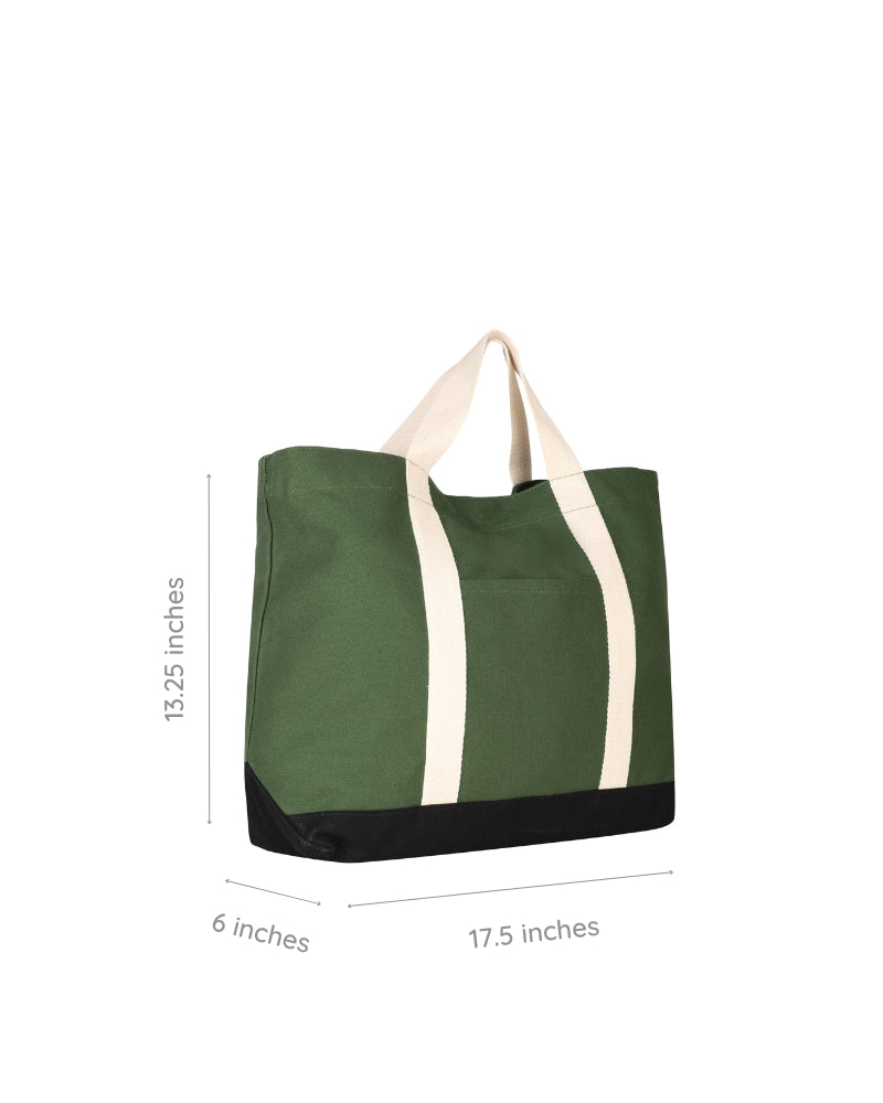 Green Canvas Crossbody Tote Bag: Eco-Friendly and Sustainable Crossbody Tote bags by ecoright