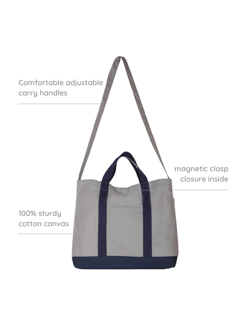 Buy Eco Right Aesthetic Canvas Tote Bag for Women, Cute, Trendy & Reusable  Cotton Bags for School, Shopping, Gym, Library and Beach, Perfect for  Groceries, Gifts for Teachers Online at desertcartINDIA