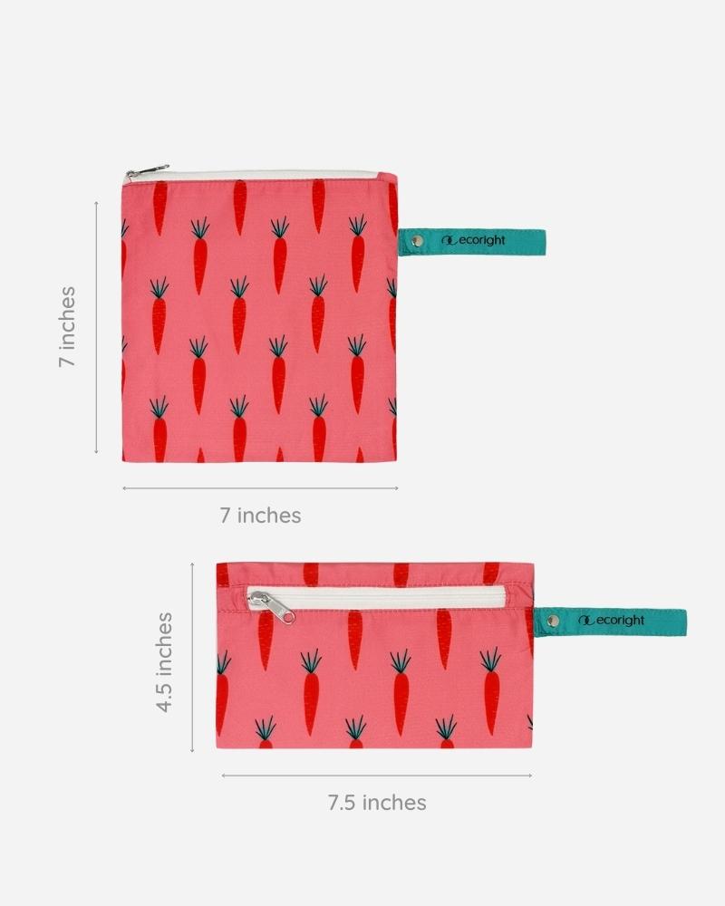Snack Pouches - Carrot Love: Eco-Friendly and Sustainable Snack Pouches by ecoright
