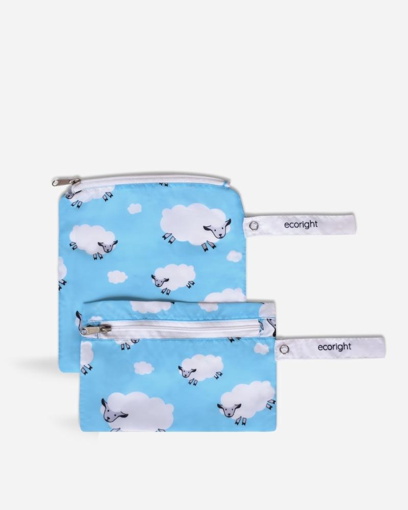 Snack Pouches - Floofy Sheep: Eco-Friendly and Sustainable Snack Pouches by ecoright