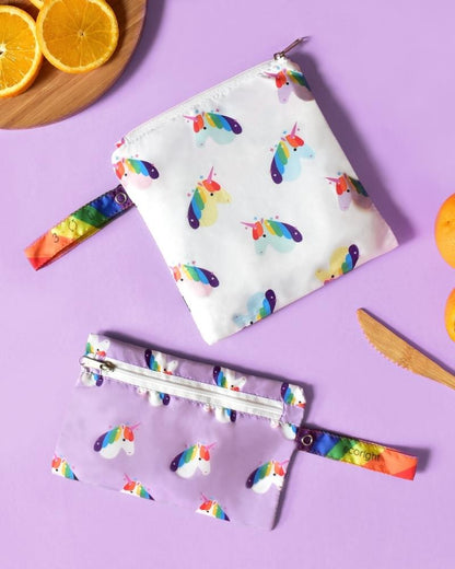 Snack Pouches - Unicorn Pride: Eco-Friendly and Sustainable Snack Pouches by ecoright