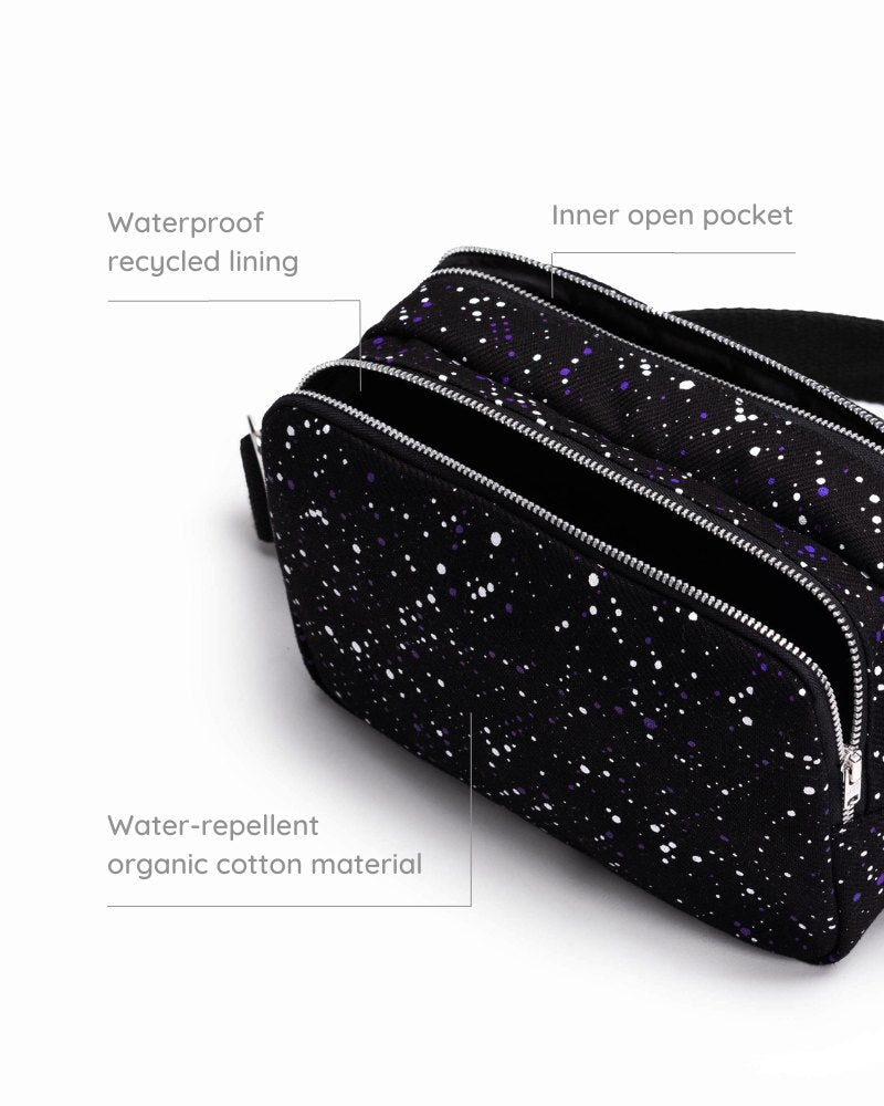 The Box Sling - Glowing Cosmos: Eco-Friendly and Sustainable The Box Sling by ecoright