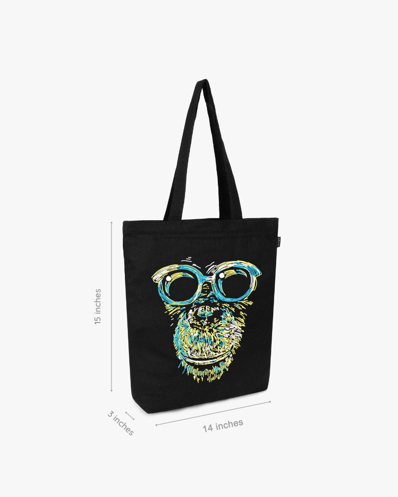 Zipper Tote Bag - Chimp Life: Eco-Friendly and Sustainable Zipper Tote Bag by ecoright