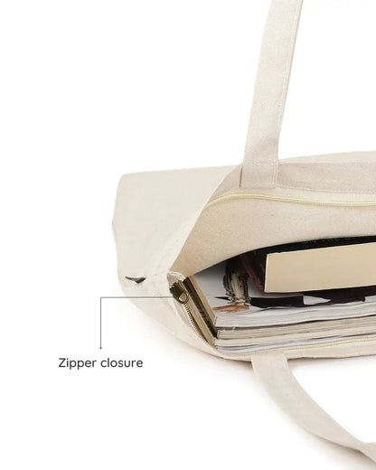 Zipper Tote Bag - Totes McGoats: Eco-Friendly and Sustainable Clearance by ecoright