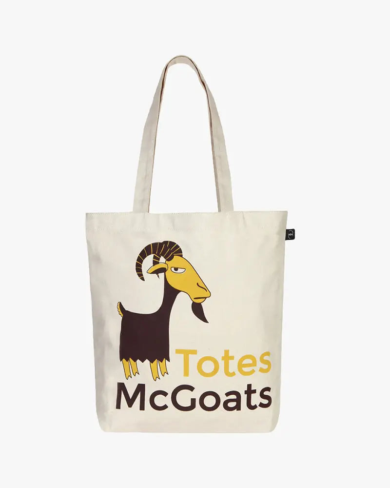 Zipper Tote Bag - Totes McGoats: Eco-Friendly and Sustainable Clearance by ecoright