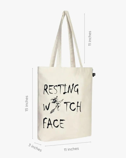 Zipper Tote Bag - Witch Please: Eco-Friendly and Sustainable Clearance by ecoright
